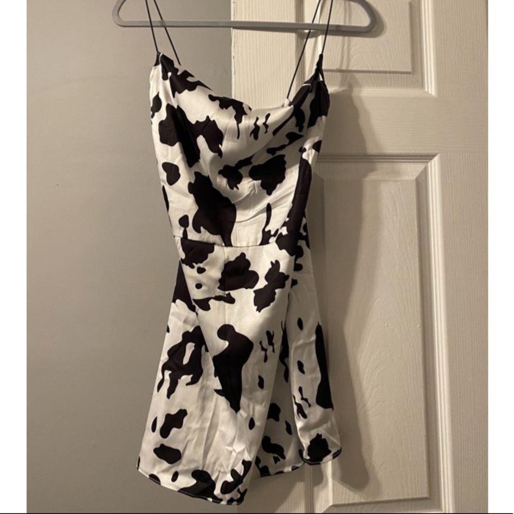 Cow Print mini dress